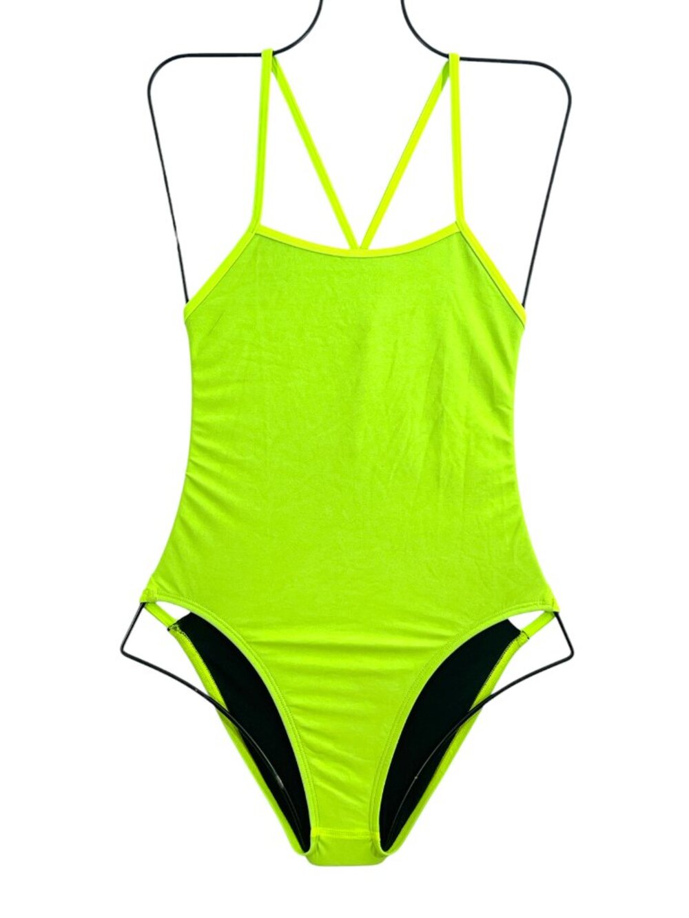 Jolyn Gavin 2 Neon One Piece Swimsuit NWOT